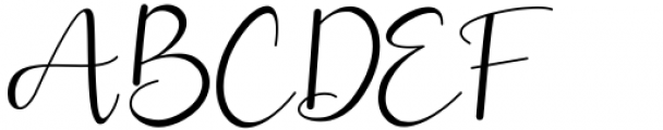 Benillia Regular Font UPPERCASE