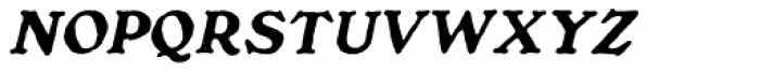 Benjamin Franklin Italic Font UPPERCASE