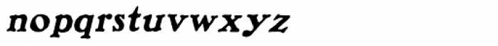 Benjamin Franklin Italic Font LOWERCASE
