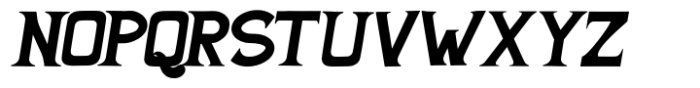 Benjir  Italic Font UPPERCASE