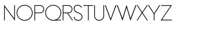 Benn Beckman Thin Font UPPERCASE