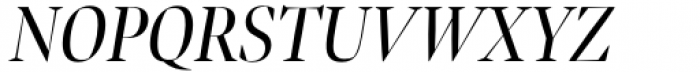 Bennet Banner Condensed Regular Italic Font UPPERCASE