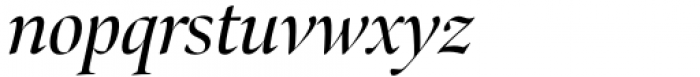 Bennet Banner Regular Italic Font LOWERCASE