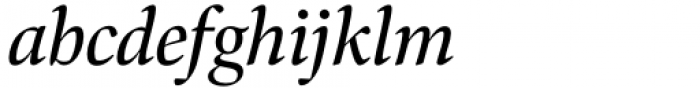 Bennet Display Regular Italic Font LOWERCASE