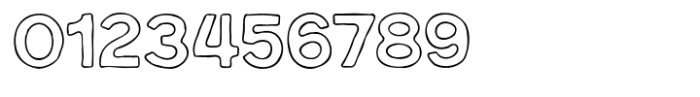 Benniter Outline Font OTHER CHARS