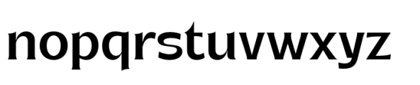 Benoa Regular Font LOWERCASE
