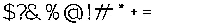 Benomore Font OTHER CHARS