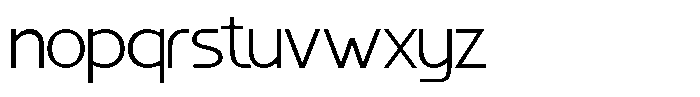 Benomore Font LOWERCASE