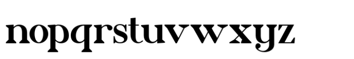 Benord Regular Font LOWERCASE