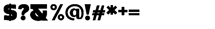 Benota Black Font OTHER CHARS