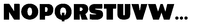 Benota Black Font UPPERCASE
