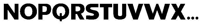 Benota Bold Font UPPERCASE