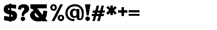 Benota Extra Bold Font OTHER CHARS