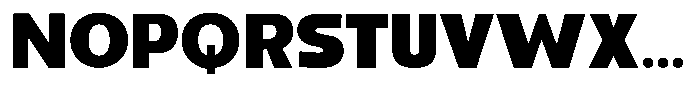 Benota Extra Bold Font UPPERCASE