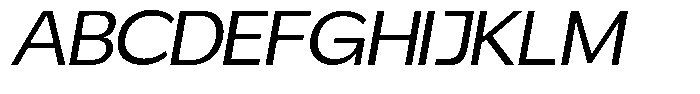 Benota Italic Font UPPERCASE