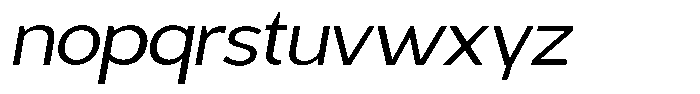 Benota Italic Font LOWERCASE