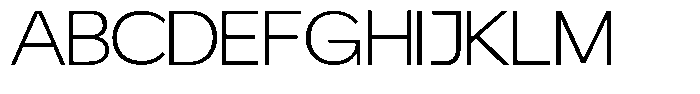 Benota Light Font UPPERCASE