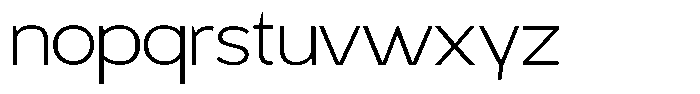 Benota Light Font LOWERCASE
