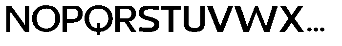 Benota Medium Font UPPERCASE