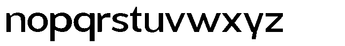 Benota Medium Font LOWERCASE