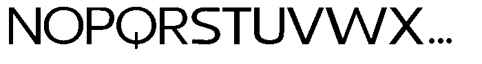 Benota Regular Font UPPERCASE