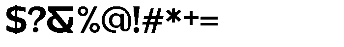Benota Semi Bold Font OTHER CHARS
