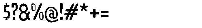 Bensin Rustic Regular Font OTHER CHARS