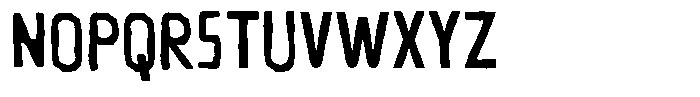 Bensin Rustic Regular Font UPPERCASE