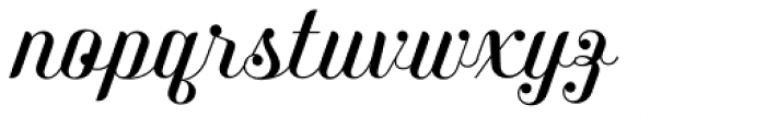 Benson Script No 15 Font LOWERCASE