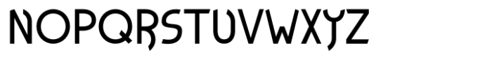 Bent Sans Regular Font UPPERCASE