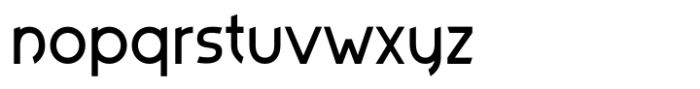 Bent Sans Regular Font LOWERCASE