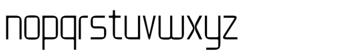 Bentband Bold Font LOWERCASE