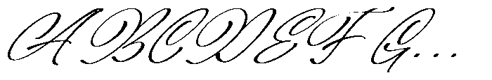 Benthisa Italic Font UPPERCASE