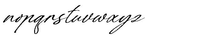 Benthisa Italic Font LOWERCASE