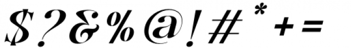 Bentoga  Light Italic Font OTHER CHARS