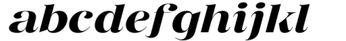 Bentoga  Semi Bold Italic Font LOWERCASE
