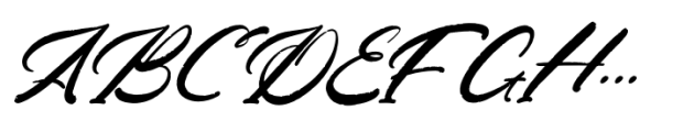 Benton Achita Italic Font UPPERCASE