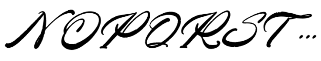 Benton Achita Italic Font UPPERCASE