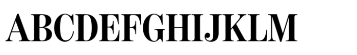 Benton Modern Display Condensed Bold Font UPPERCASE