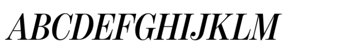 Benton Modern Display Condensed Semi Bold Italic Font