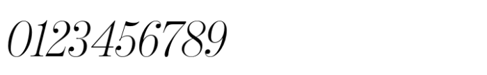 Benton Modern Display Light Italic Font OTHER CHARS