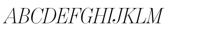 Benton Modern Display Light Italic Font