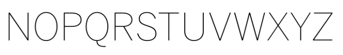 Benton Sans Pro Thin Font UPPERCASE