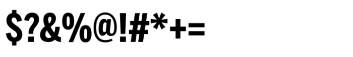 Benton Sans Std Compressed Bold Font OTHER CHARS
