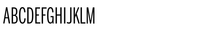Benton Sans Std Extra Compressed Book Font UPPERCASE