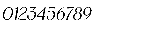 Beone Sans Italic Font OTHER CHARS