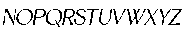 Beone Sans Italic Font UPPERCASE