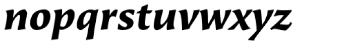 Beorcana Pro Bold Italic Font LOWERCASE