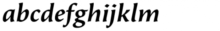 Beorcana Pro Medium Italic Font LOWERCASE