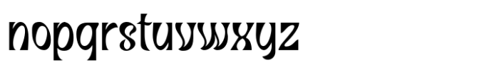 Berbanya Font LOWERCASE